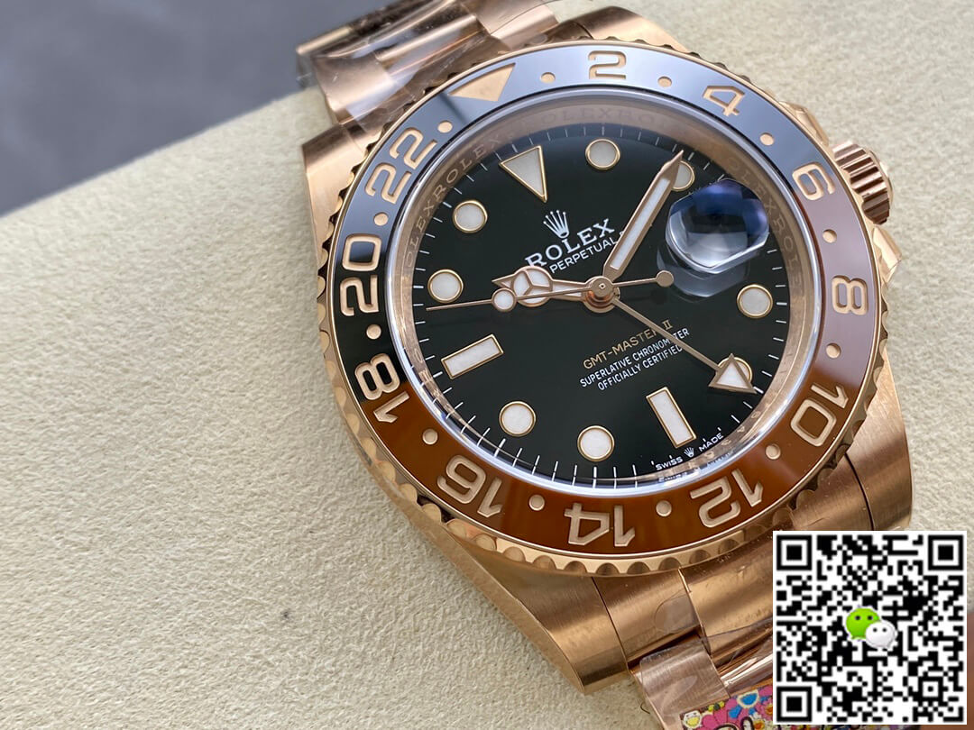 Replica R01ex GMT Master II M126715CHNR-0001 1:1 Best Edition Clean Factory Black Dial