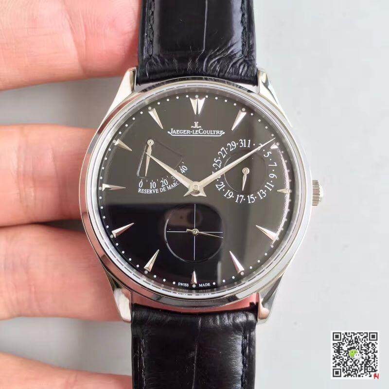 Replica Jaeger-LeCoultre Master Ultra Thin 1378480 ZF Factory Men Watches 1:1 Best Edition Swiss ETA938 Black Dial