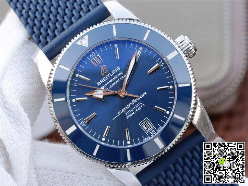 Breitling Replica S*perocean Heritage II AB2010161C1S1 GF Factory 1:1 Best Edition Swiss ETA9015 Blue Dial