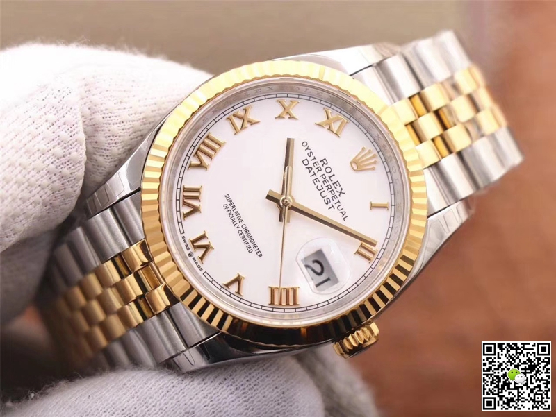 Replica R01ex Datejust M126233-0029 1:1 Best Edition White Dial