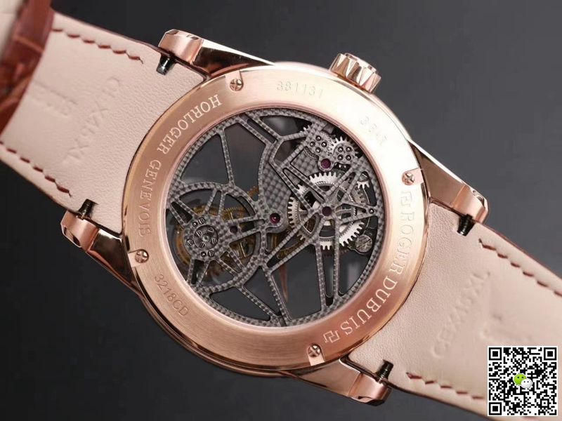 Replica Roger Dubuis Excalibur RDDBEX0404 1:1 Best Edition JB Factory V3 Rose Gold Tourbillon Swiss RD505SQ