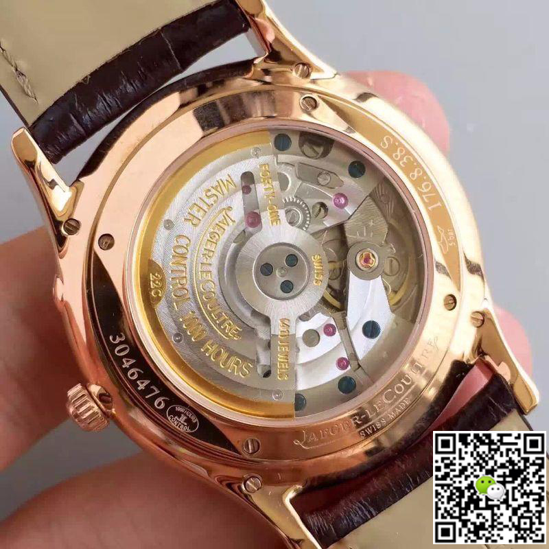 Replica Jaeger-LeCoultre Master Ultra Thin Q1372520 ZF Factory Mechanical Watches 1:1 Best Edition Swiss ETA938 18K rose gold