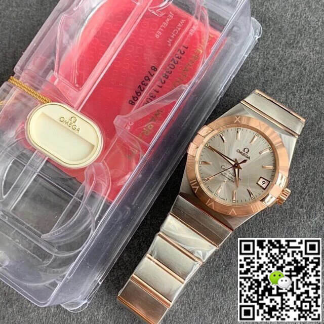 Replica 0me*ga Constellation 123.20.38.21.02.001 1:1 Best Edition VS Factory Silvery White Dial