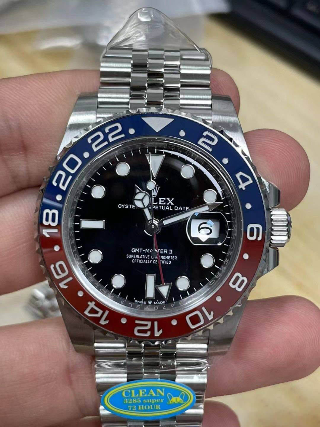 Replica R01ex GMT Master II M126710BLRO-0001 1:1 Best Edition Clean Factory V2 Cola Circle