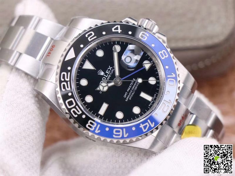 Replica R01ex GMT Master II 116710BLNR-78200 1:1 Best Edition Noob Factory V11 Blue Needle Swiss ETA3186