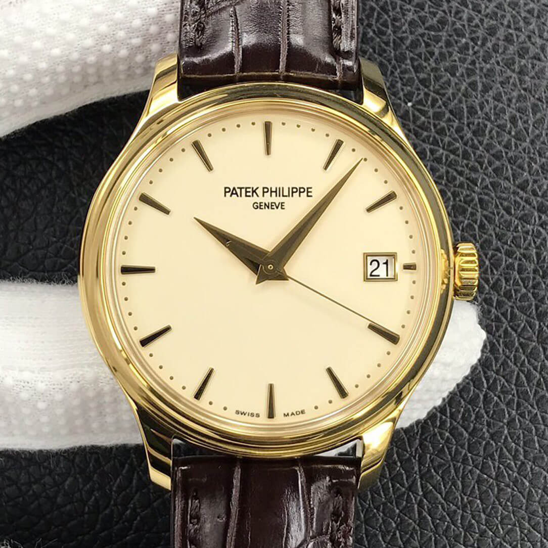 Replica Pat*k Phi1i*pe Calatrava 5227J-001 1:1 Best Edition 3K Factory Yellow Gold