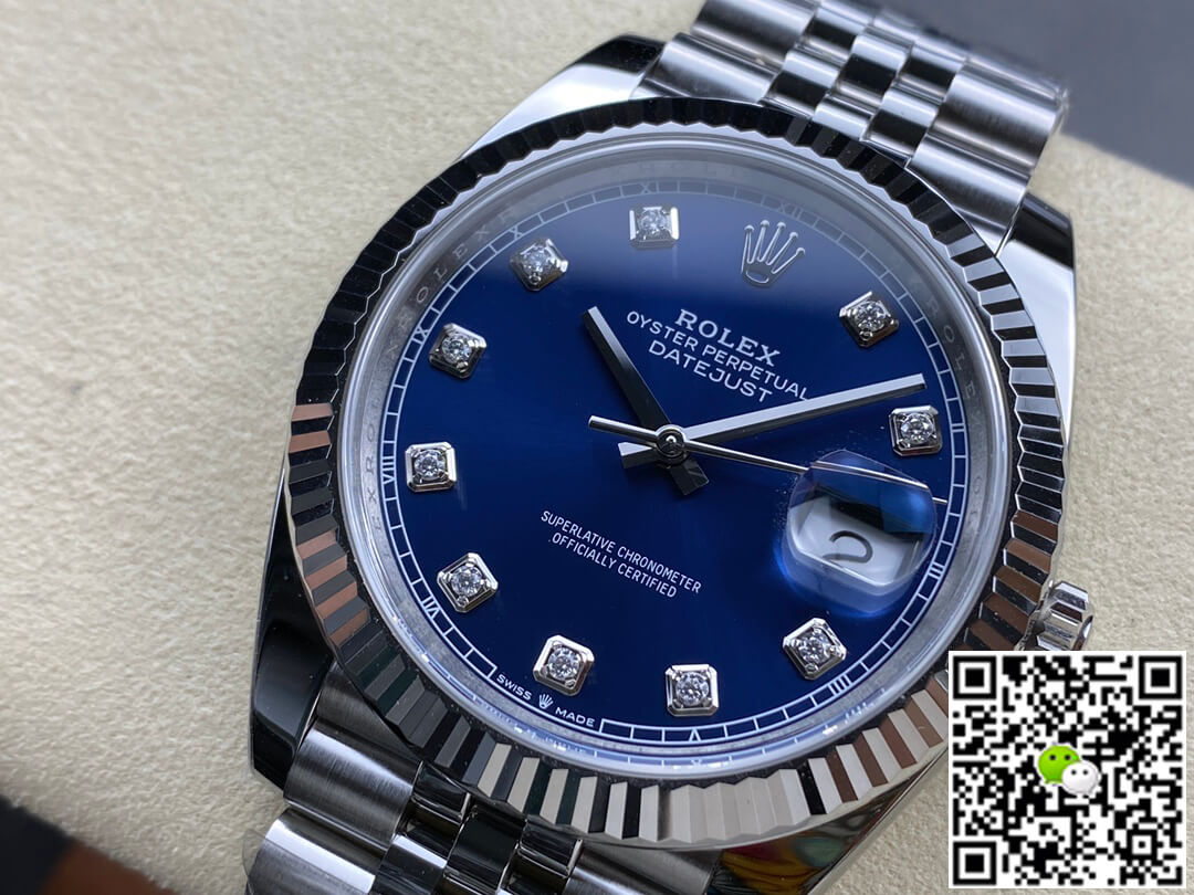 Replica R01ex Datejust M126334-0016 1:1 Best Edition Clean Factory Blue Dial