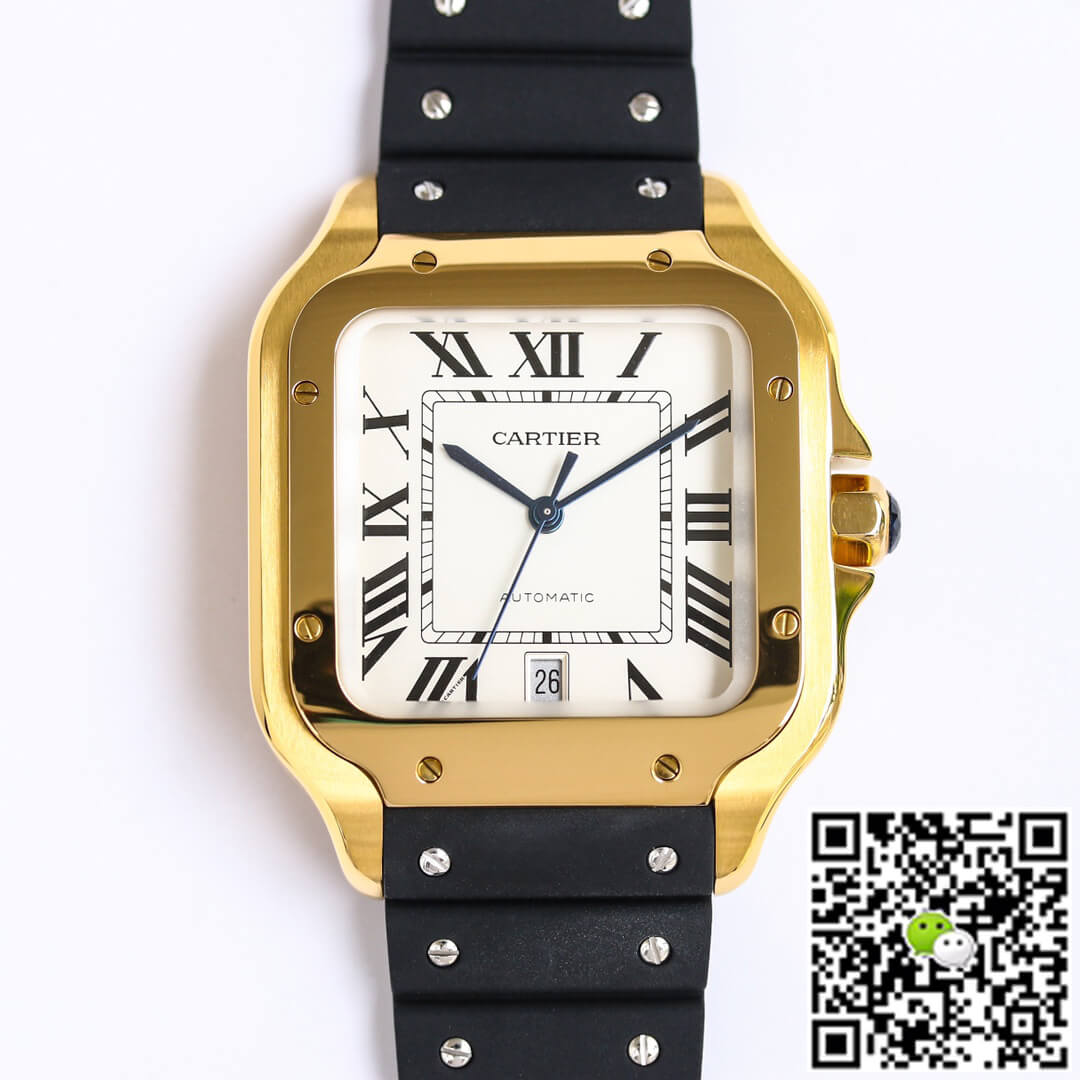 Replica Ca*t1er Santos WGSA0009 1:1 Best Edition GF Factory V2 Yellow Gold