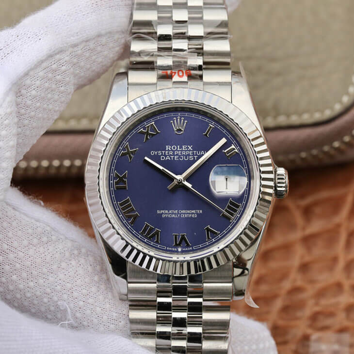 Replica R01ex Datejust 36MM 1:1 Best Edition GM Factory Blue Dial