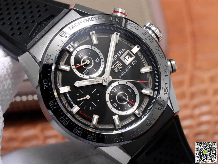 Replica TAG Heuer Carrera CAR201Z.FT6046 1:1 Best Edition XF Factory Black Dial