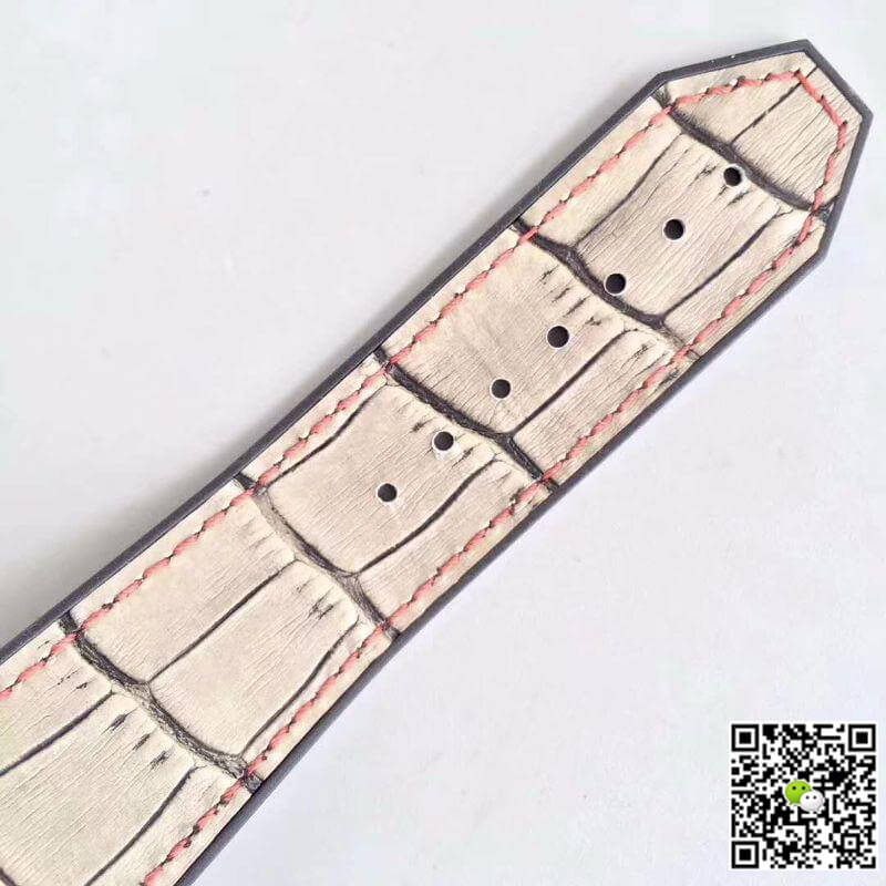 Replica Hublot Big Bang Aero Bang Gold Mechanical Watches 1:1 Best Edition Swiss ETA4100 Black Skeleton Dial