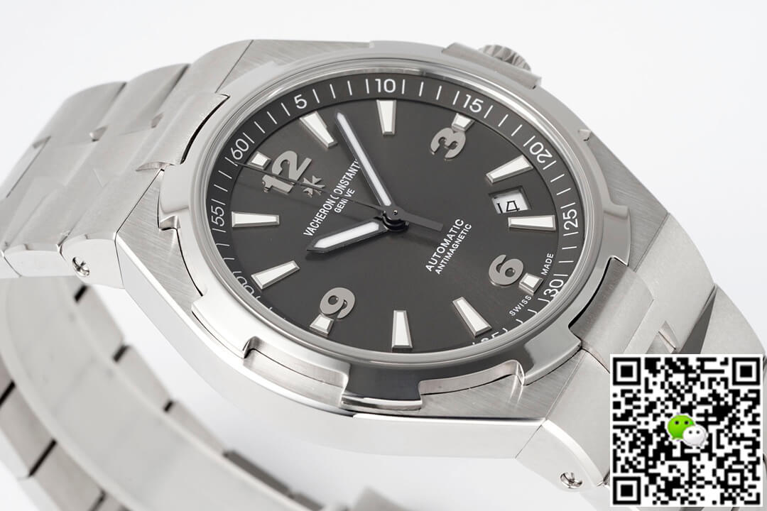 Replica Vacheron C0nstan1n Overseas 47040 1:1 Best Edition PPF Factory Stainless Steel Gray Dial