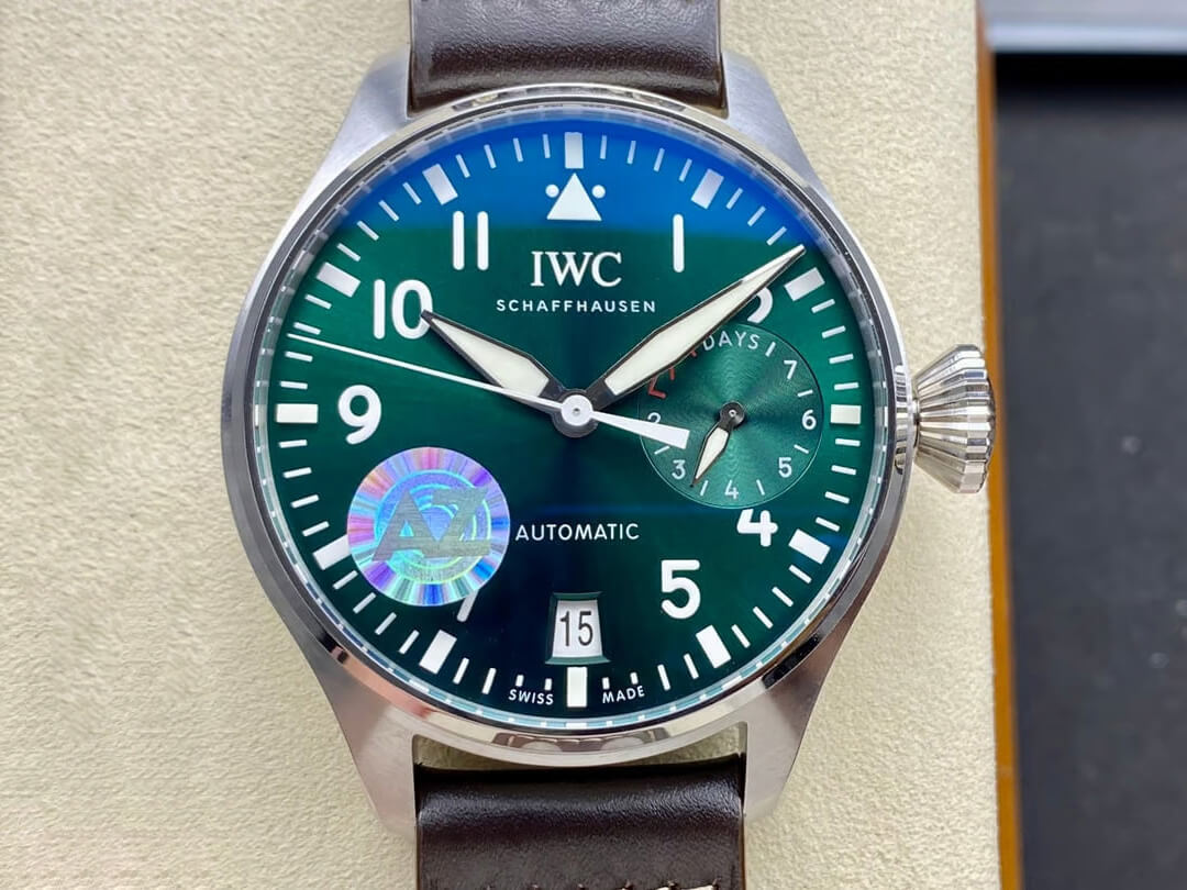 Replica IWC Pilot IW501015 1:1 Best Edition AZ Factory Green Dial
