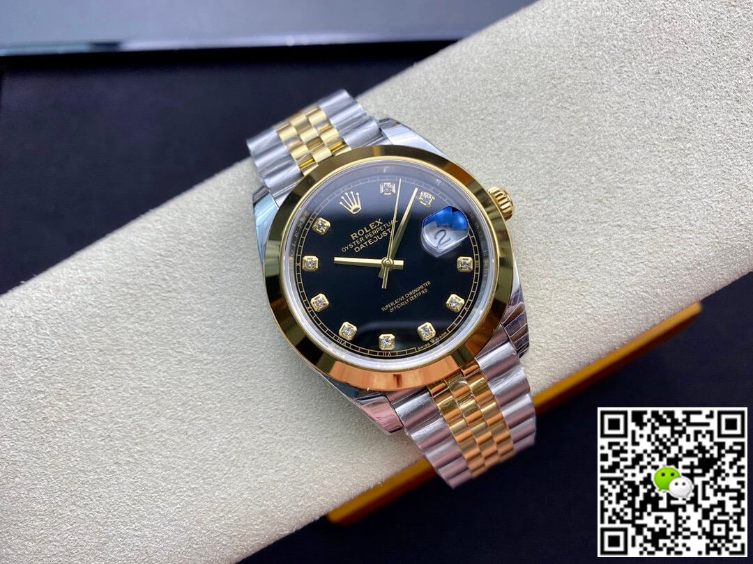 Replica R01ex Datejust M126303-0006 1:1 Best Edition EW Factory Black Dial