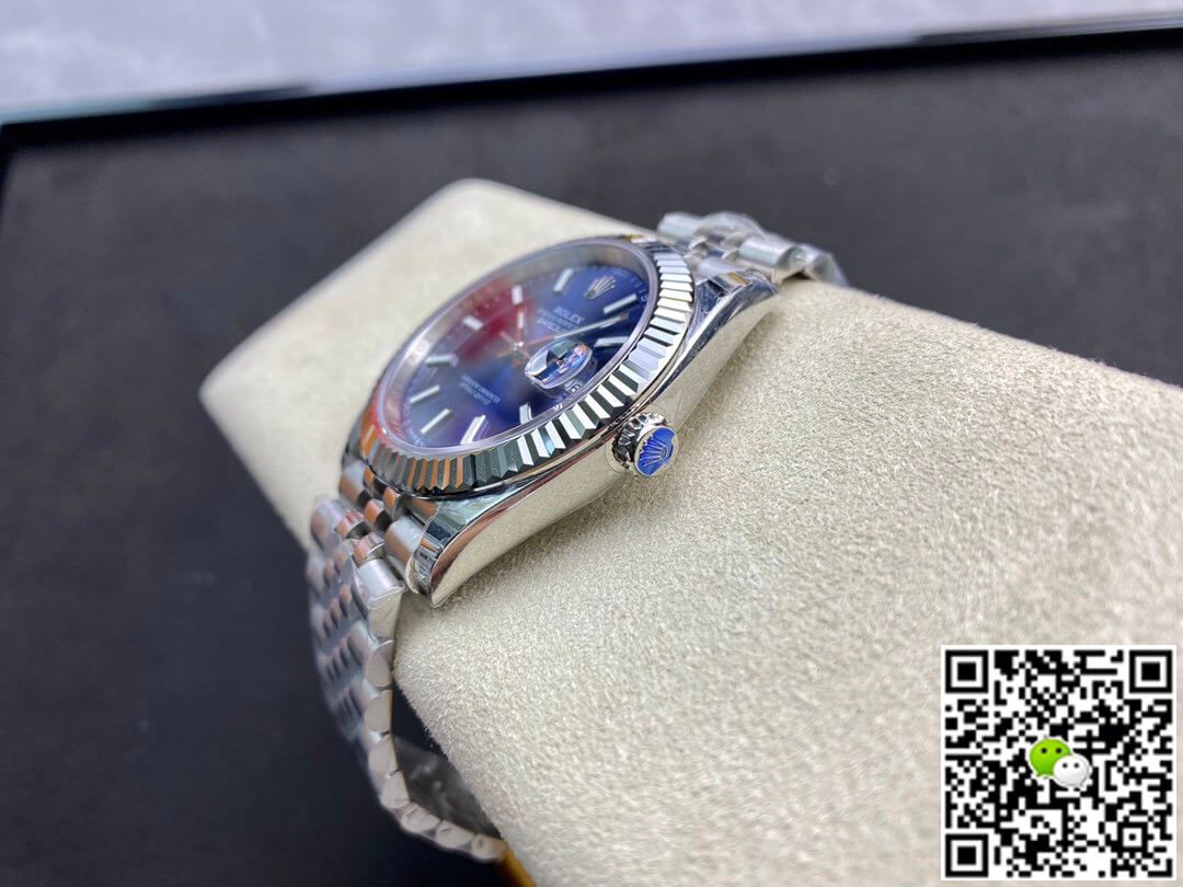 Replica R01ex Datejust M126334-0002 1:1 Best Edition EW Factory Blue Dial