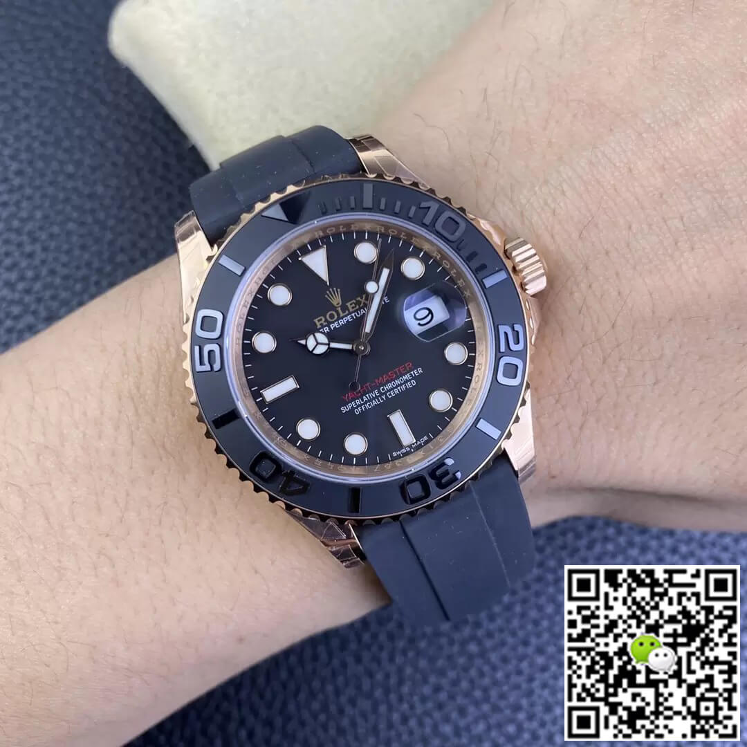 Replica R01ex Yacht Master M126655-0002 40MM 1:1 Best Edition VS Factory Rose Gold