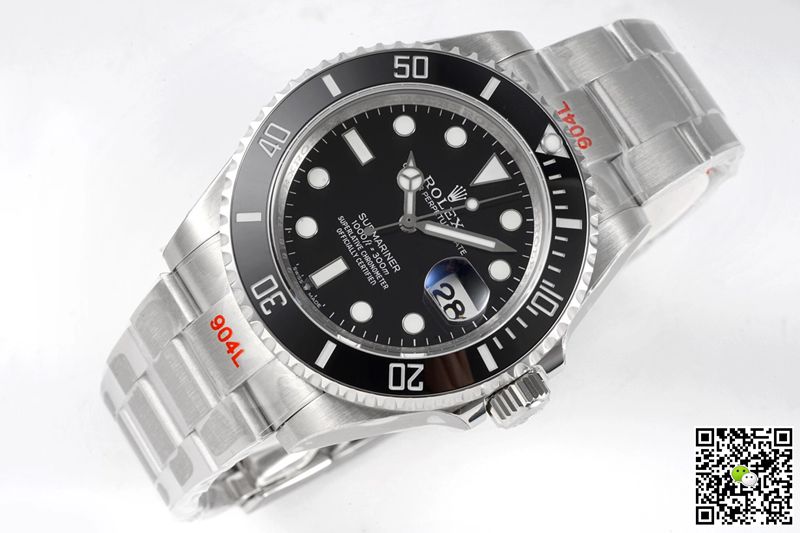 R01ex Submariner Replica Date M126610LN-0001 41MM 1:1 Best Edition ROF Factory Black Dial Swiss ETA2824