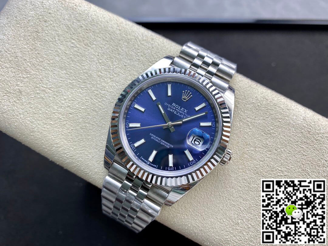 Replica R01ex Datejust M126334-0002 1:1 Best Edition EW Factory Blue Dial