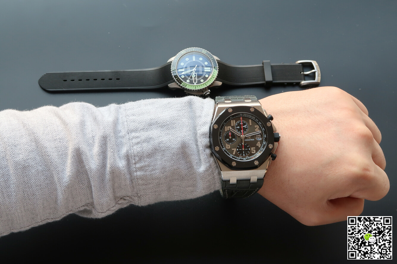 Replica Audemars P1g*et Royal Oak Offshore 26219IO.OO.D005CR.01 1:1 Best Edition JF Factory Grey Dial