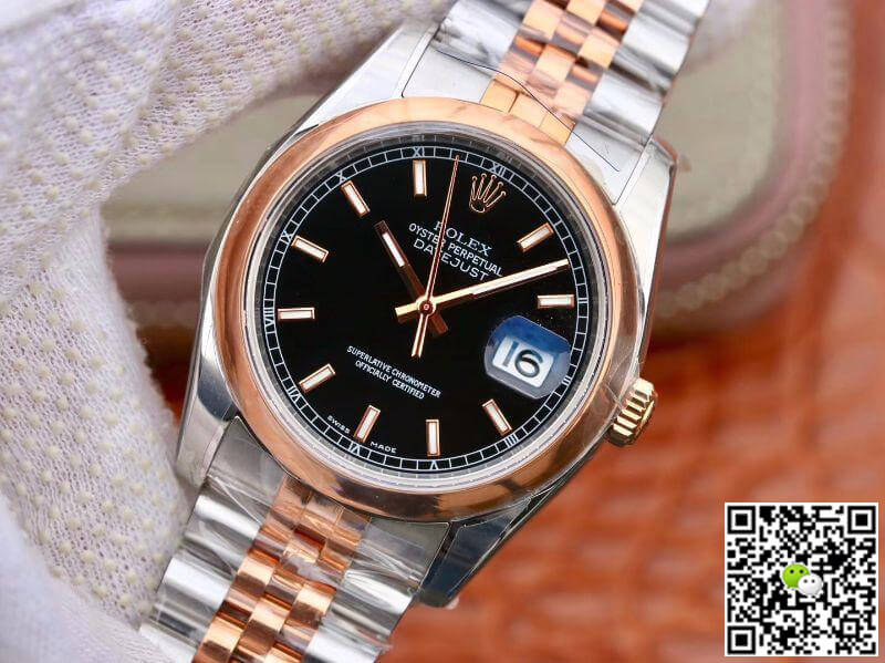 Replica R01ex Datejust 36MM 126201 1:1 Best Edition Swiss ETA3135 Black Dial