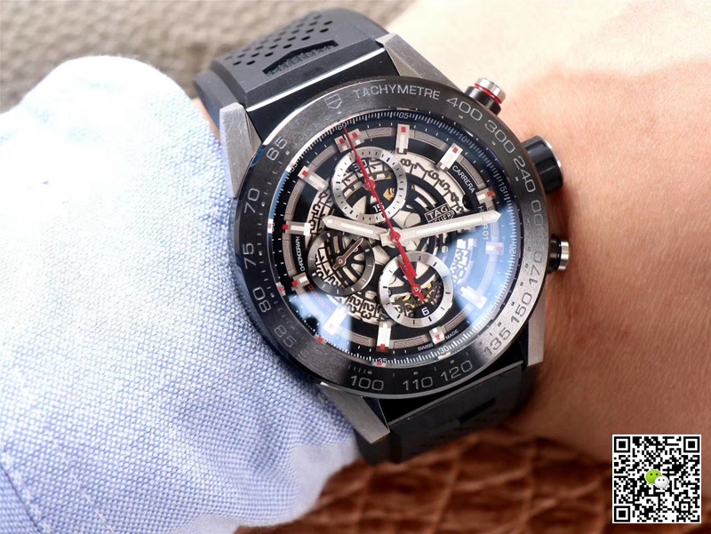 Replica TAG Heuer Carrera CAR201V.FT6046 1:1 Best Edition XF Factory Black Dial Swiss HEUER 01