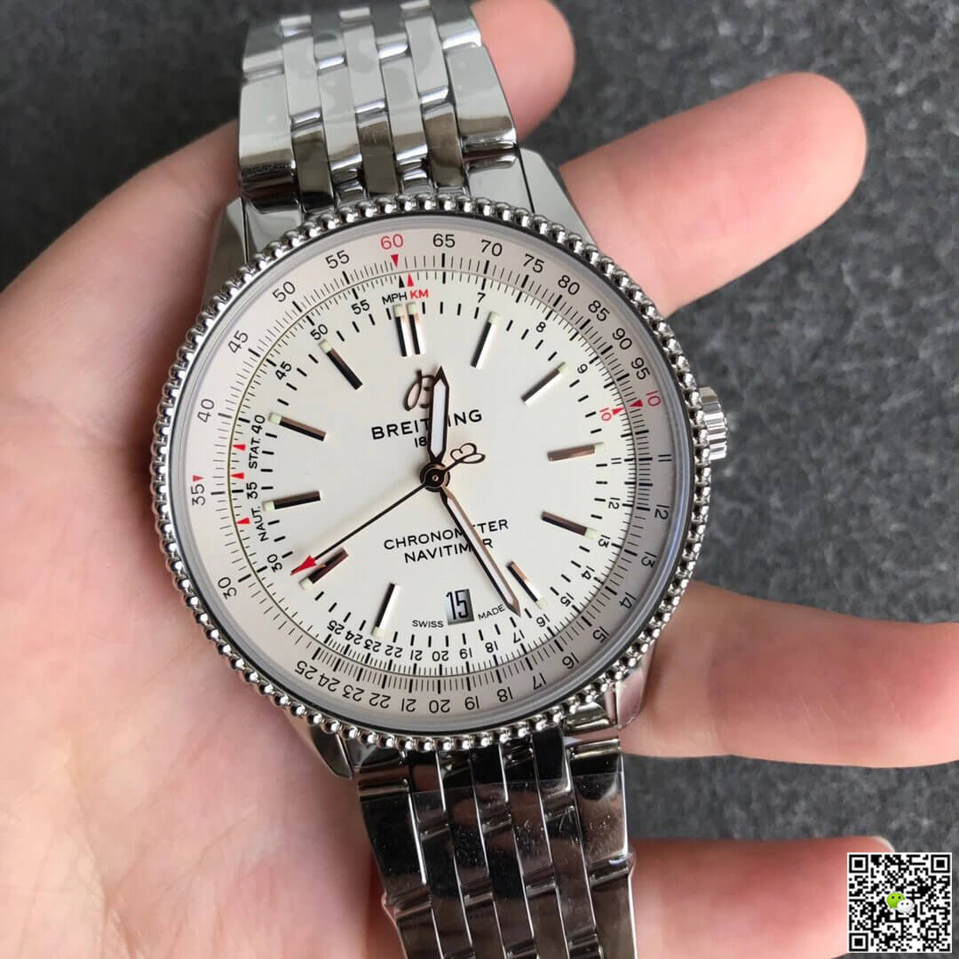 Replica Breitling Navitimer 1 A17326211G1A1 1:1 Best Edition V7 Factory White Dial