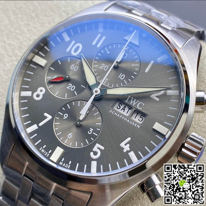 Replica IWC Pilot IW377719 1:1 Best Edition ZF Factory Grey Dial