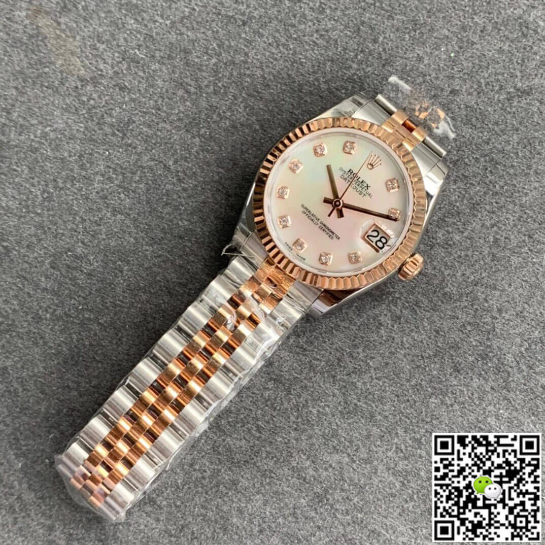 Replica R01ex Datejust M278271-0026 1:1 Best Edition GS Factory Rose Gold