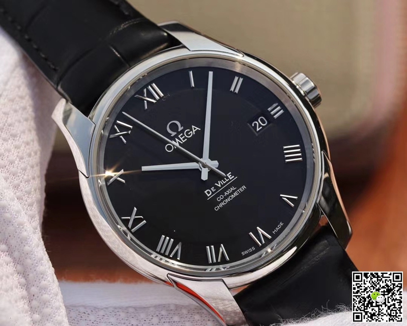 Replica 0me*ga De Ville 431.13.41.21.01.001 1:1 Best Edition VS Factory Black Dial Swiss ETA8500