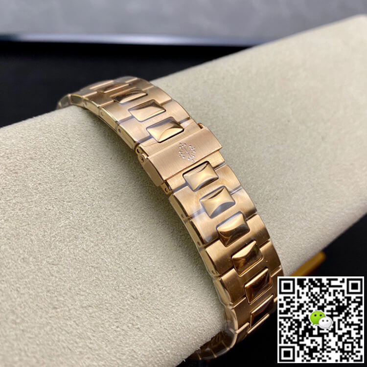 Replica Pat*k Phi1i*pe Nautilus 1:1 Best Edition PPF Factory Rose Gold With D1am0nds