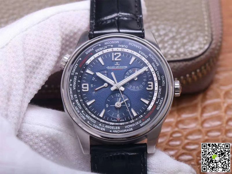 Replica Jaeger LeCoultre Geographic 904847Z 1:1 Best Edition ZF Factory Blue Dial Swiss ETA939A/1