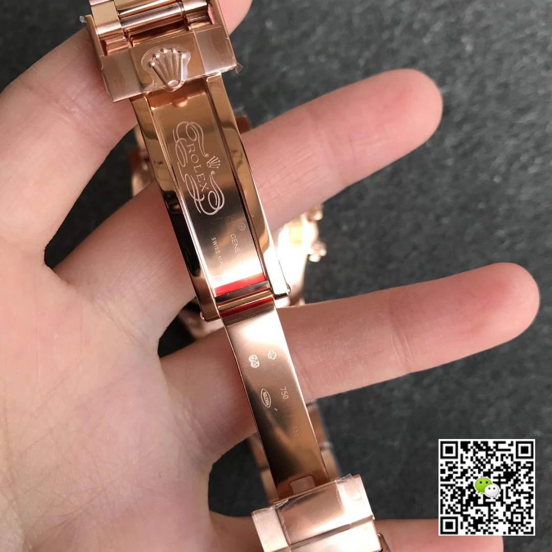 Replica R01ex Daytona m116505-0011 1:1 Best Edition Noob Factory Brown Dial