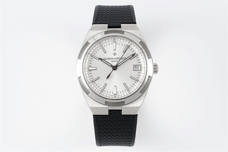 Replica Vacheron C0nstan1n Overseas 4500V 1:1 Best Edition PPF Factory Black Rubber Strap