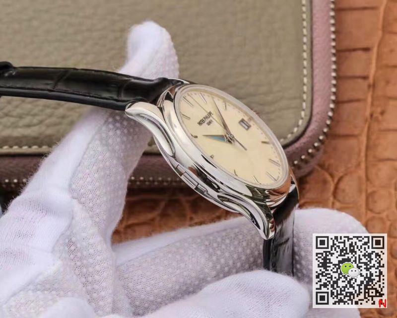 Replica Pat*k Phi1i*pe Calatrava 5227 ZF Factory 1:1 Best Edition White Dial Swiss Cal.324 SC