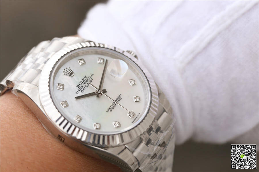 Replica R01ex Datejust M126334-0020 1:1 Best Edition EW Factory Mother-Of-Pearl Dial