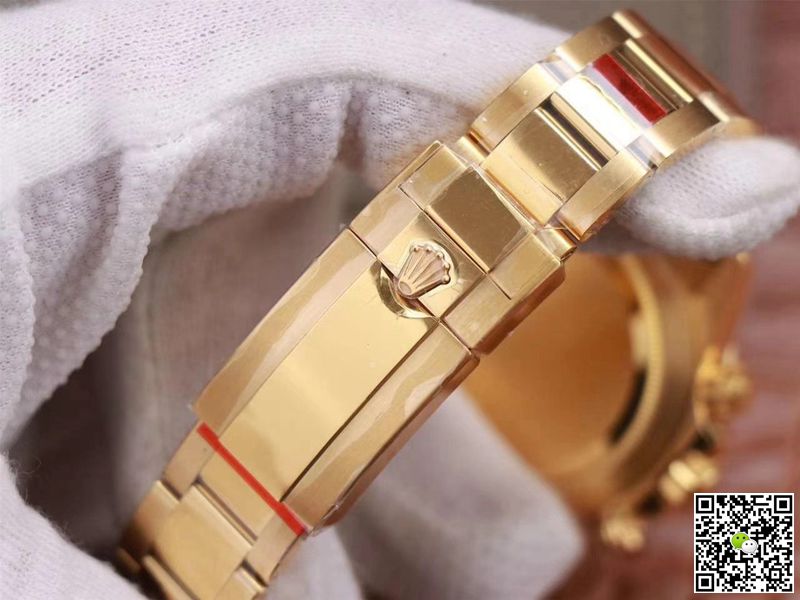 R01ex Daytona Replica M116508-0009 1:1 Best Edition Noob Factory Black Dial Swiss ETA4130