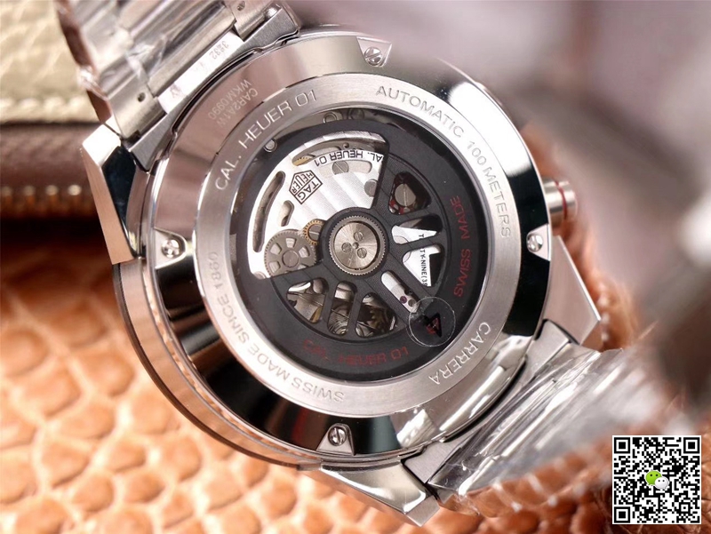 Replica TAG Heuer Carrera CAR2A1W.BA0703 1:1 Best Edition XF Factory Black Dial Swiss HEUER 01