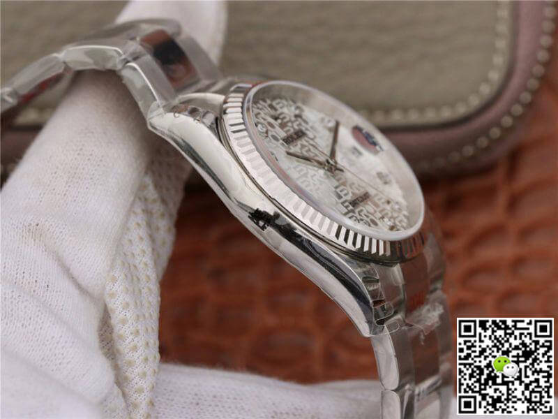 R01ex Dupe Datejust 36 116234 1:1 Best Edition Swiss ETA2836-2 Silver Computer Dial