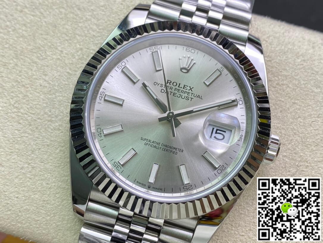 Replica R01ex Datejust M126334-0004 1:1 Best Edition Clean Factory Silver Dial