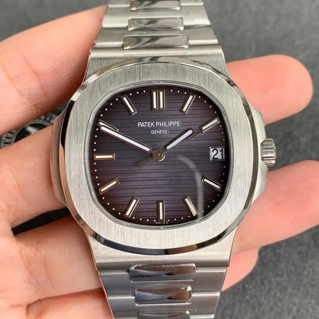 Replica Pat*k Phi1i*pe Nautilus 5711 1:1 Best Edition PPF Factory V4 Gray Dial Swiss ETA324