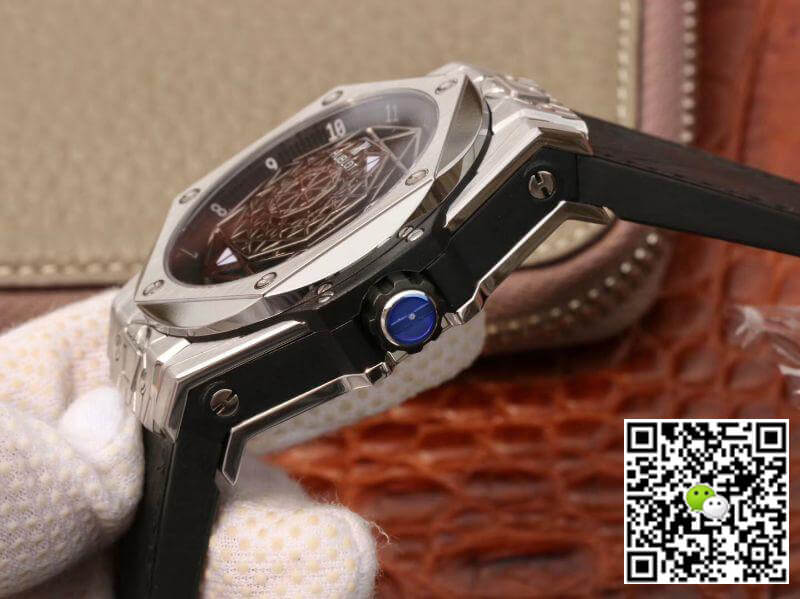 Replica Hublot Big Bang Sang Bleu 415.NX.1112.VR.MXM16 TMF Factory 1:1 Best Edition Swiss ETA1213 Black Dial