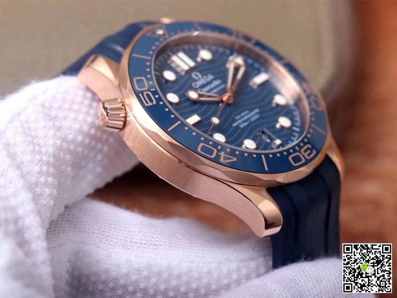 Replica 0me*ga Seamaster 210.62.42.20.03.001 1:1 Best Edition VS Factory Blue Dial Swiss ETA8801