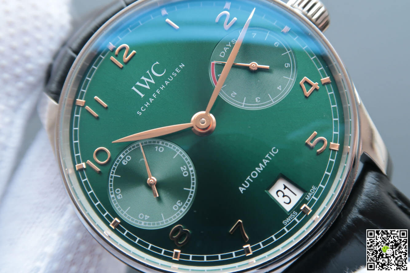 Replica IWC Portugieser IW500708 1:1 Best Edition ZF Factory V5 Green Dial