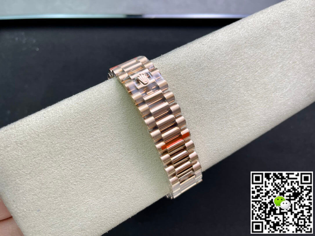 Replica R01ex Day Date M228345RBR-0009 1:1 Best Edition EW Factory Brown Dial