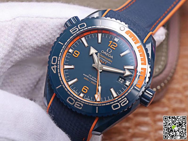 Replica 0me*ga Seamaster 215.92.46.22.03.001 1:1 Best Edition VS Factory Blue Ceramic Swiss ETA8906