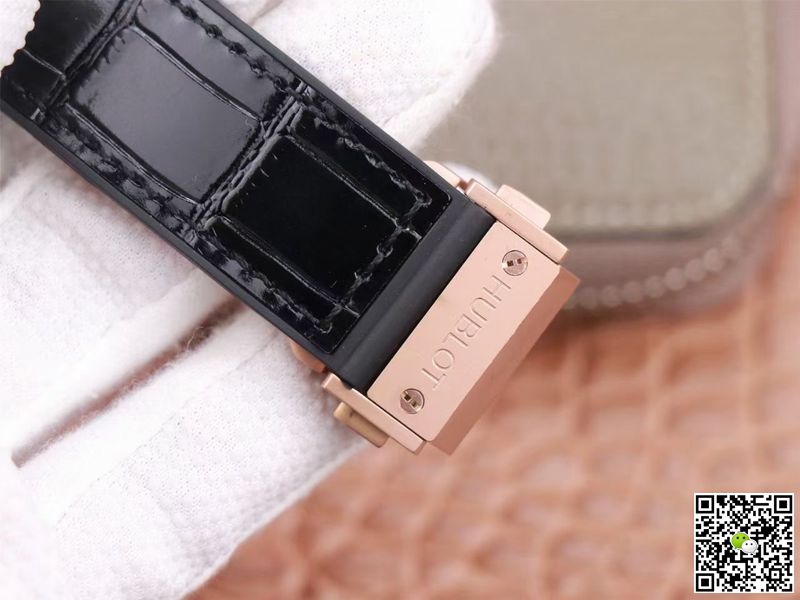 Hublot Replica Masterpiece Tourbillon 906.OX.0123.VR.AES13 1:1 Best Edition JB Factory Rose Gold White Hour Swiss HUB 9006