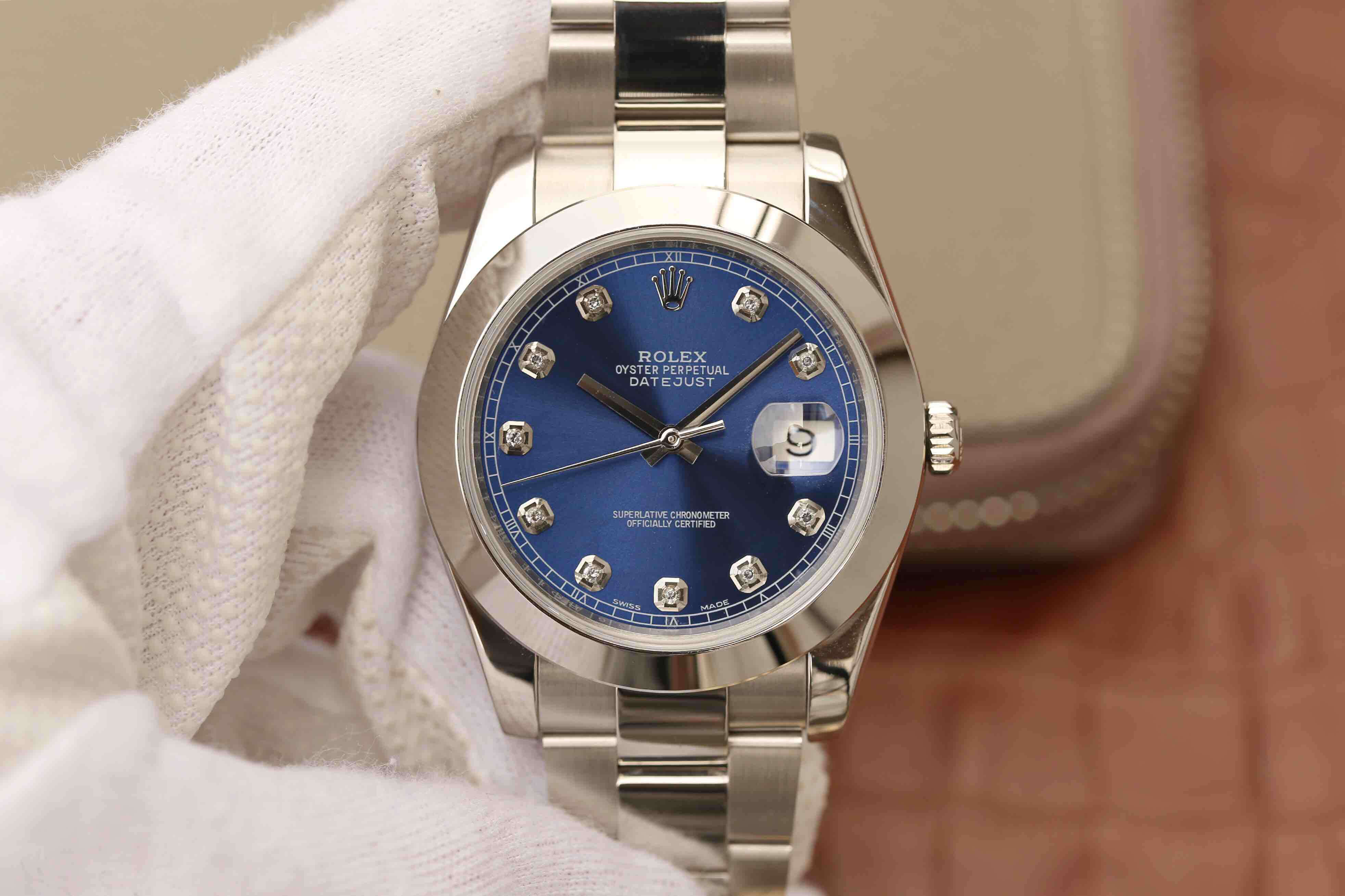 Replica R01ex Datejust M126300 1:1 Best Edition EW Factory Blue Dial
