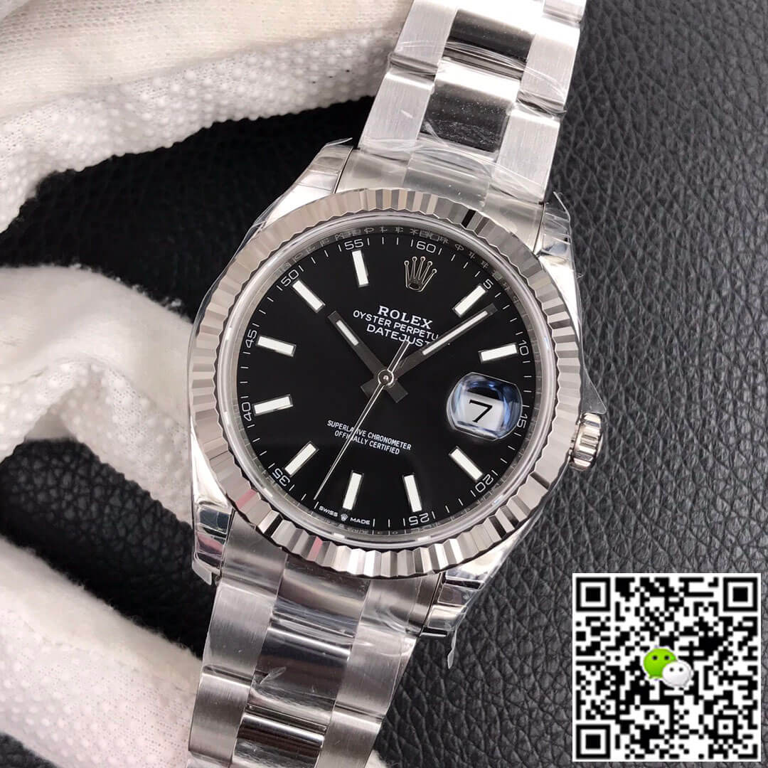 Replica R01ex Datejust M126334-0017 1:1 Best Edition VS Factory Black Dial