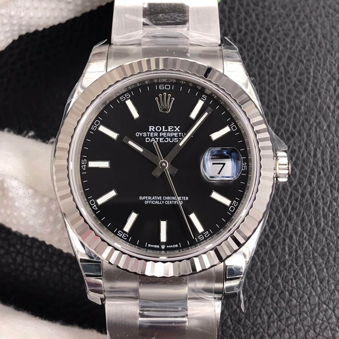 Replica R01ex Datejust M126334-0017 1:1 Best Edition VS Factory Black Dial