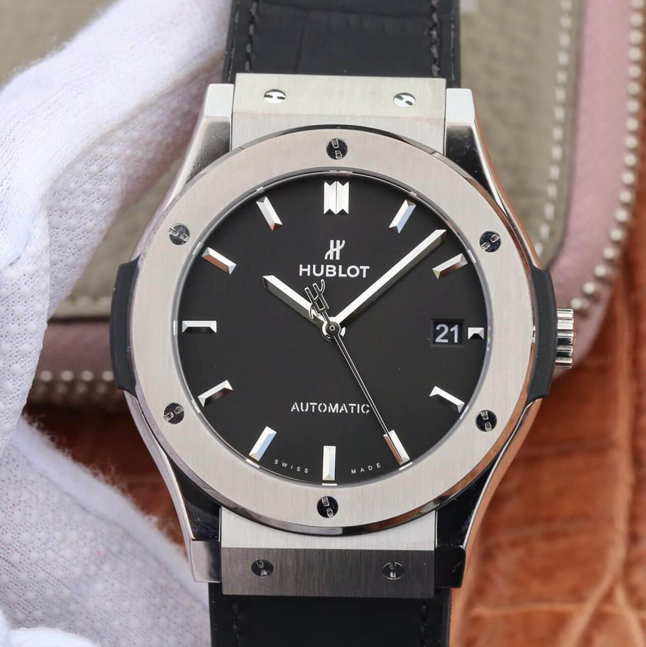 Replica Hublot Classic Fusion 511.NX.1171.LR 1:1 Best Edition WWF Factory Black Dial
